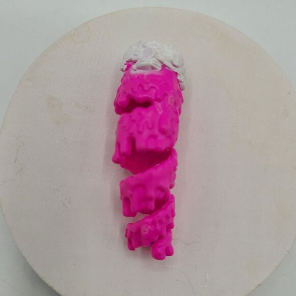 Inner Monster High Spooky FierceS Pink & White Dripping Leg Wrap Replacement Acc - Picture 3 of 4